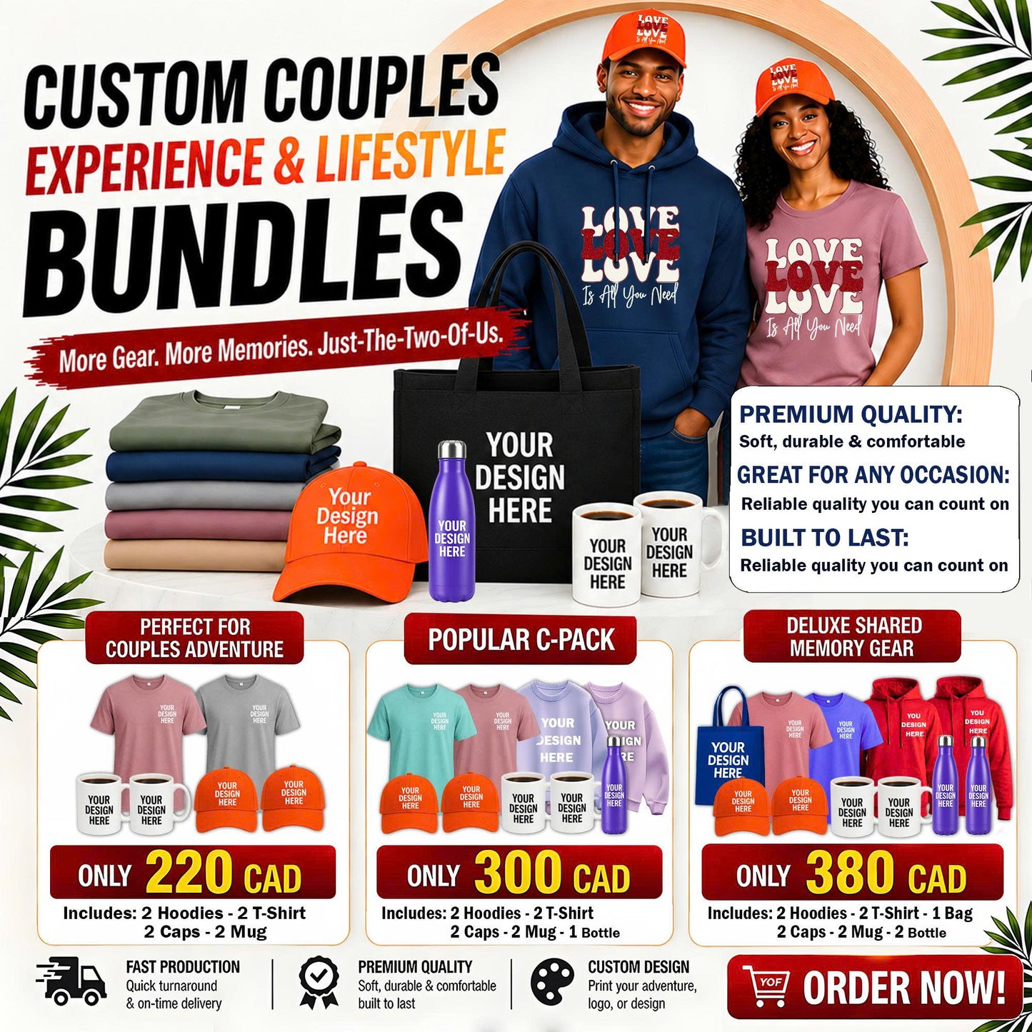 Custom Couples Experience & Lifestyle Bundles – Personalized Matching Sets