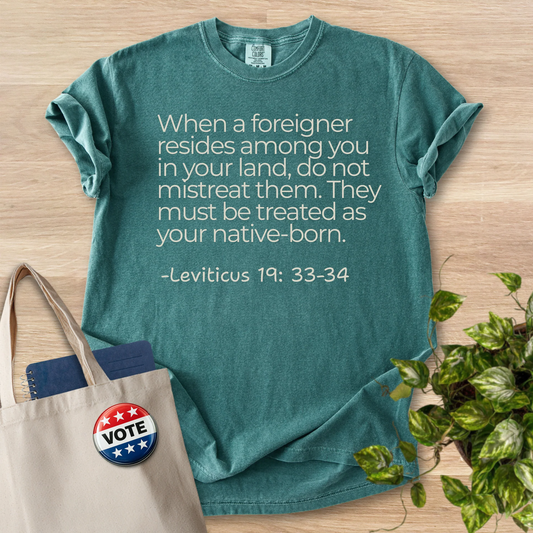 Leviticus 19 Scripture Tee - Comfort Colors 1717