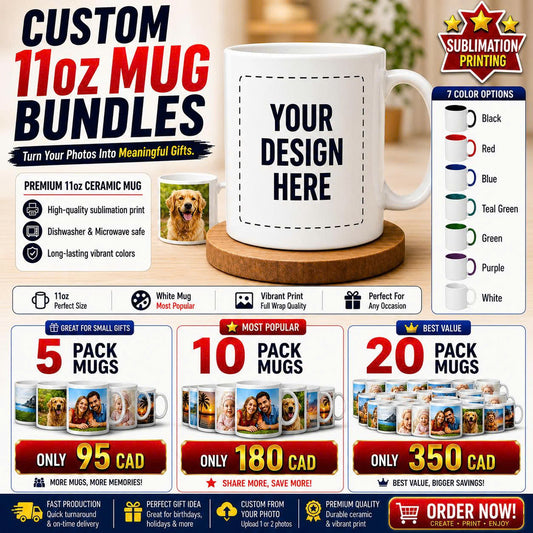 CUSTOM 11oz MUG BUNDLES