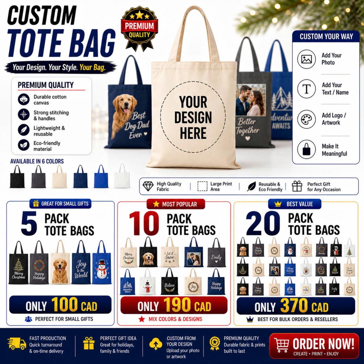 CUSTOM TOTE BAG