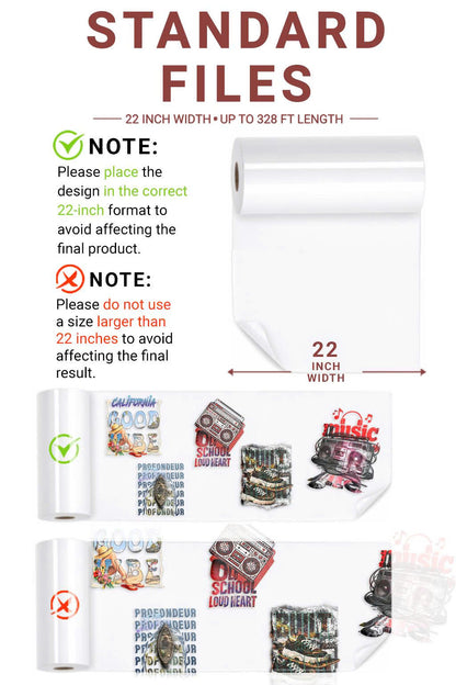 Custom DTF Gang Sheet From Your Designs