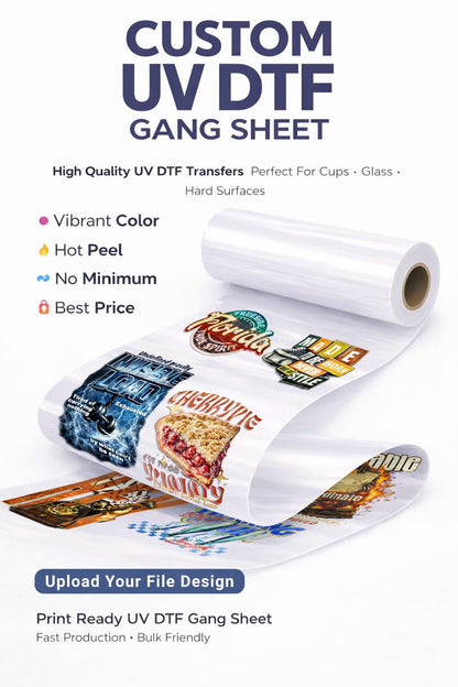 Custom UV DTF Gang Sheet